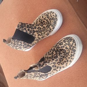 Old Navy cheetah slip on high tops